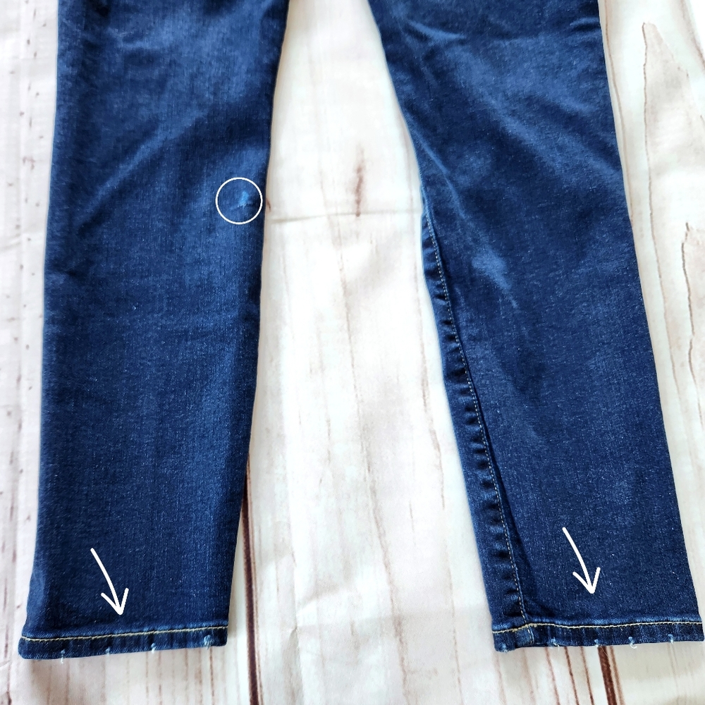 Frame "Le Skinny De Jeanne" Mid-rise Ankle Length Blue Jean | Women's Size 28 - Picture 8 of 14